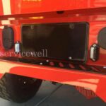 4PC 6LED License Number Plate Light Tail Rear Lamp Fr Truck Trailer Lorry 12/24V - Image 2
