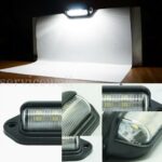 4PC 6LED License Number Plate Light Tail Rear Lamp Fr Truck Trailer Lorry 12/24V - Image 3