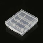 4x Clear Plastic AA AAA Battery Box Storage Case Cover Batteries Holder 5 Grid - Image 6