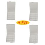 4x Clear Plastic AA AAA Battery Box Storage Case Cover Batteries Holder 5 Grid - Image 7