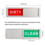 Magnet Clean Dirty Dishwasher Indicator Sign with Non-Scratch Magnetic Backing - Image 4