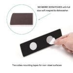 Magnet Clean Dirty Dishwasher Indicator Sign with Non-Scratch Magnetic Backing - Image 3