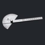 Stainless Steel 0-180 Protractor Angle Finder Arm Measuring Gauge Ruler Tool AU - Image 2