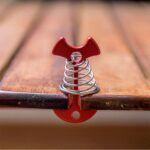 10X Tent Stakes Deck Anchor Pegs Camping Outdoor Spring Fishbone Fixed Nails - Image 2