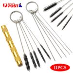 11pcs Airbrush Cleaning Needle Brush Accessories Kit for Spray Gun Cleaner - Image 2