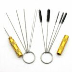 11pcs Airbrush Cleaning Needle Brush Accessories Kit for Spray Gun Cleaner - Image 4