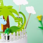 11pcs Dinosaurs Cake Topper Jurassic Park Dinosaur Birthday Party Cupcake Topper - Image 6