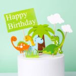 11pcs Dinosaurs Cake Topper Jurassic Park Dinosaur Birthday Party Cupcake Topper - Image 4