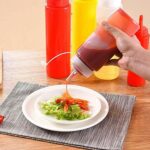 12PK PLASTIC SAUCE BOTTLE WHITE SQUEEZE BOTTLES 360ML CONDIMENT DISPENSER - Image 6