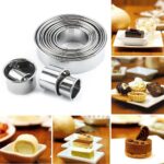 14pcs/Set Stainless Steel Cake Cookie Round Mold Baking Dough Cutter Biscuit AU - Image 7