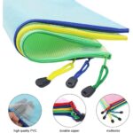 16Pcs Mesh Zipper Pouch Document Bag Waterproof Zip File Folders A4 Size AU - Image 2