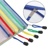 16Pcs Mesh Zipper Pouch Document Bag Waterproof Zip File Folders A4 Size AU - Image 4