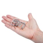 16X Puzzle Brain Teaser Game Toy IQ Puzzles Metal Wire Classic Disentanglement - Image 7