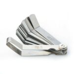 16 BladesStainless Feeler Gauge Metric Gap Filler 0.05 To 1 mm Thickness Curved - Image 5