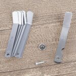 16 BladesStainless Feeler Gauge Metric Gap Filler 0.05 To 1 mm Thickness Curved - Image 7