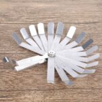 16 BladesStainless Feeler Gauge Metric Gap Filler 0.05 To 1 mm Thickness Curved - Image 4