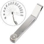 16 BladesStainless Feeler Gauge Metric Gap Filler 0.05 To 1 mm Thickness Curved - Image 3