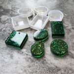 20Pcs Silicone Mold DIY Keychain Pendant Casting Resin Epoxy Jewelry Making Tool - Image 2