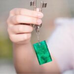 20Pcs Silicone Mold DIY Keychain Pendant Casting Resin Epoxy Jewelry Making Tool - Image 6