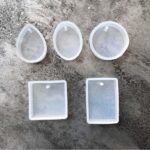 20Pcs Silicone Mold DIY Keychain Pendant Casting Resin Epoxy Jewelry Making Tool - Image 3