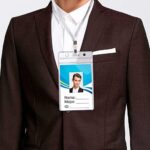 20x Clear Plastic ID CARD HOLDER POUCH PVC Lanyard Work BADGE Quantity - Image 4