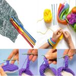 2mm-8mm/2mm-10mm Metal Handle Crochet Hook Knitting Needles Set Aluminum 14pcs - Image 7
