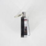 2x Heavy Duty Metal Chain Retractable Pull Key Ring Belt Clip ID Card Holder A - Image 2