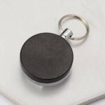 2x Heavy Duty Metal Chain Retractable Pull Key Ring Belt Clip ID Card Holder A - Image 7