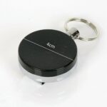 2x Heavy Duty Metal Chain Retractable Pull Key Ring Belt Clip ID Card Holder A - Image 4