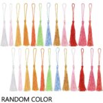 30X Fringe Tassel Hanging DIY Craft Bookmark Sewing Finishes Trim Macaron Color - Image 7