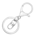 30x Silver Key Ring Swivel Split Key Chain Keyring Lobster Clasps 65mm - Image 3