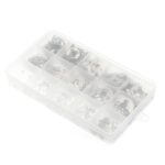 390pcs 1.5-10mm Stainless Steel Circlip Retaining Circlips E-Clip Rings Clips AU - Image 5