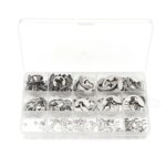 390pcs 1.5-10mm Stainless Steel Circlip Retaining Circlips E-Clip Rings Clips AU - Image 3