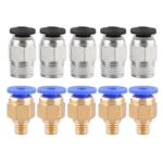 3D Straight Printer Fitting Push to Connect PC4-M10 + PC4-M6 Quick Fitting 10Pcs - Image 2