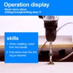 3-16mm Woodworking Drill Bit Depth Stop Collars Ring Positioner Drill Locator - Image 6