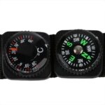 3-in-1 Compass Thermometer Outdoor Hiking Tactical Survival Carabiner Key Ring - Image 3
