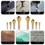 4Pcs Chamfer Deburring Crosshole Metal Tool Countersink Cutting Ti Drill Bit Set - Image 5