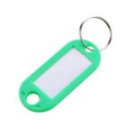 50pcs Mix Colours Plastic Key Ring Tags Name Tag Keyring Keychain Luggage Tags - Image 7