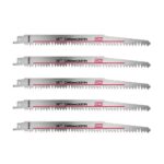 5PCS 240mm Long Reciprocating Saw Blades 5TPI Wood Timber Pruning Tools - Image 6