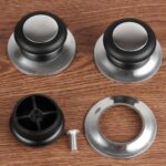 5PCS Kitchen Cookware Pot Saucepan Replacement Pan Lid Hand Grip Knob Handle Set - Image 4