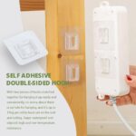 5Pairs Double-sided Adhesive Wall Hooks For Home Life Hangging Accessory - Image 3