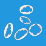 5pcs Clouds Shape Biscuit Cookie Cutter Fondant Cake Decor Baking Mold Tool AU - Image 2