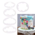 5pcs Clouds Shape Biscuit Cookie Cutter Fondant Cake Decor Baking Mold Tool AU - Image 5