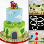 5pcs Clouds Shape Biscuit Cookie Cutter Fondant Cake Decor Baking Mold Tool AU - Image 6