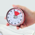 60 Minutes Kitchen Timer Counter Time Oven Mechanical Visual Timers Magnetic 8CM - Image 7