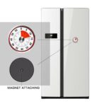 60 Minutes Kitchen Timer Counter Time Oven Mechanical Visual Timers Magnetic 8CM - Image 4