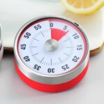 60 Minutes Kitchen Timer Counter Time Oven Mechanical Visual Timers Magnetic 8CM - Image 5