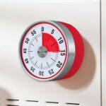 60 Minutes Kitchen Timer Counter Time Oven Mechanical Visual Timers Magnetic 8CM - Image 6