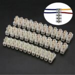 6X Barrier Screw Terminal Block Wire Dual Connector Strips 12 Position 3/6/10A - Image 5