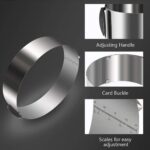 Cake Mold Round Adjustable Stainless Steel Baking Cake Ring For Mousse 6cm-12cm - Image 6